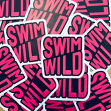 Swim Wild Sticker