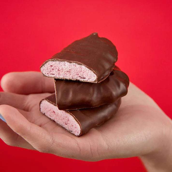 Flower & White Chocolate Dipped Vegan Meringue Bar