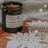 Earth Candle Co Christmas Spice Cotton Wick Candle