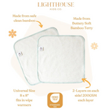 Lighthouse Kids Reusable Bamboo Cloth Wipes