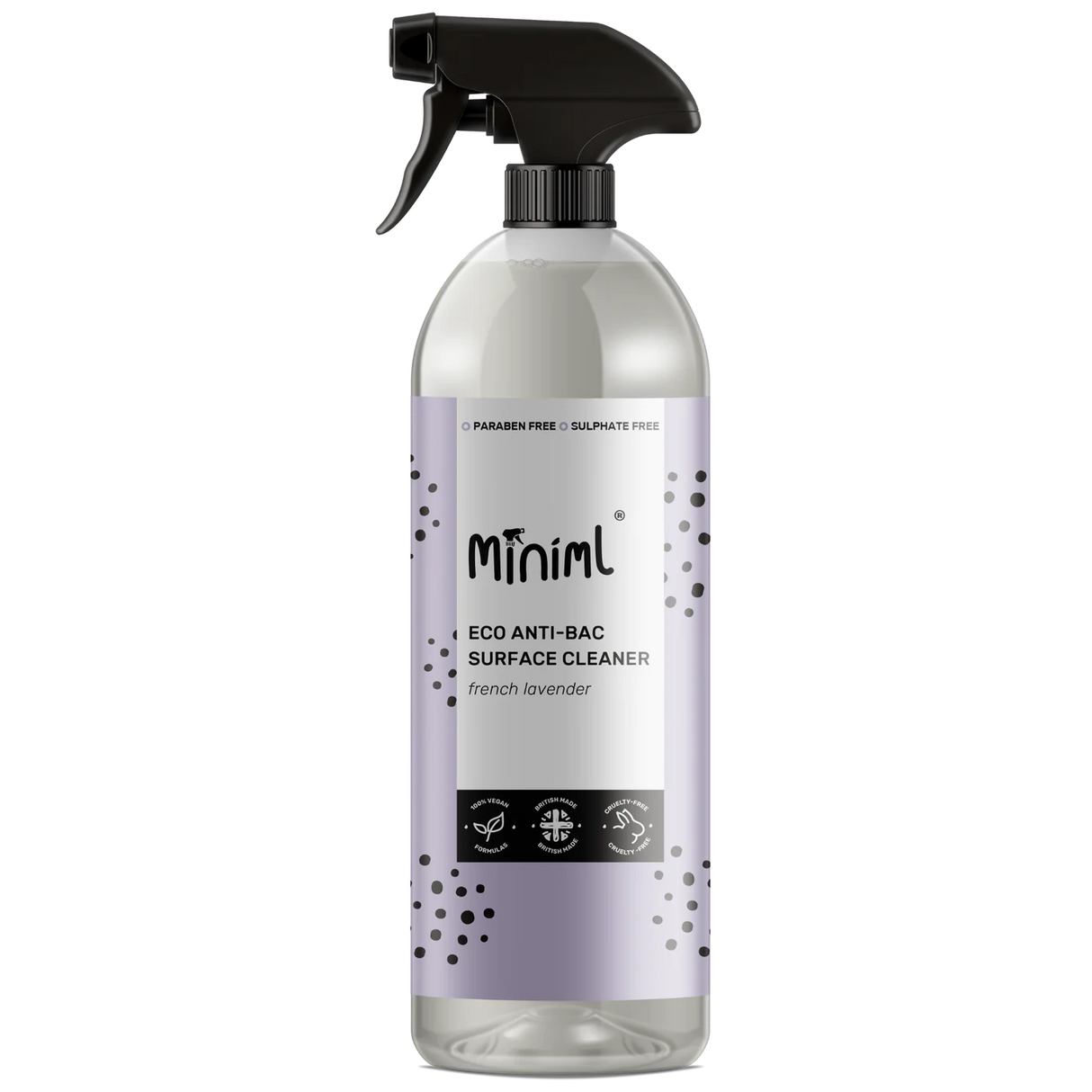 Miniml Anti-Bac Surface Cleaner French Lavender 750ml
