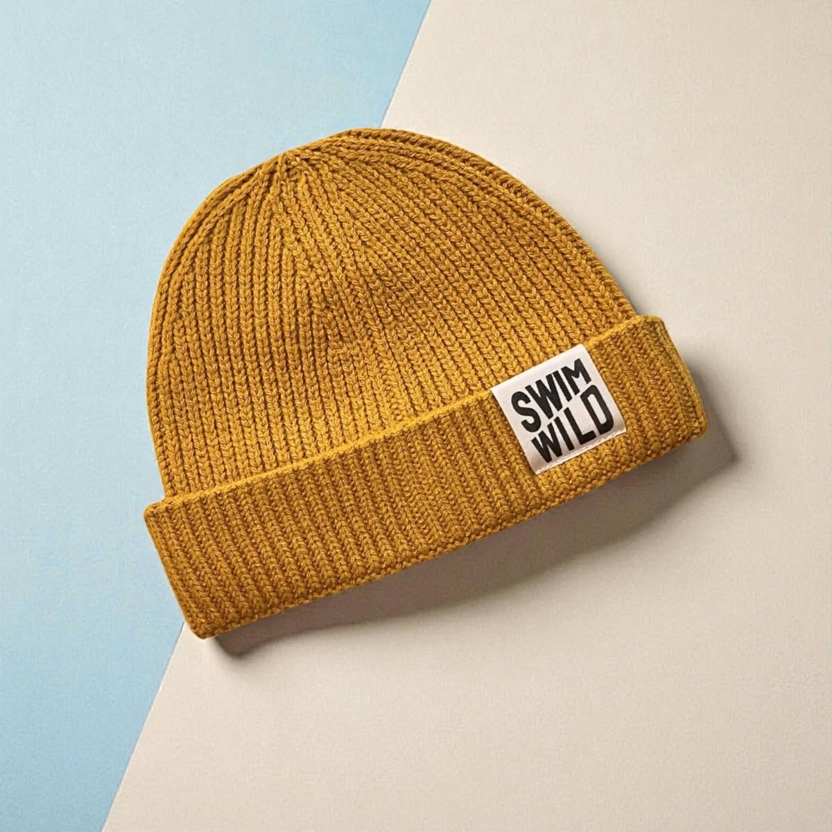 Fishermans Knit Hat - Mustard