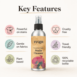 Fabric Stain Cleaner Spray 200ml | Plant-Based Pre-Wash Stain Remover