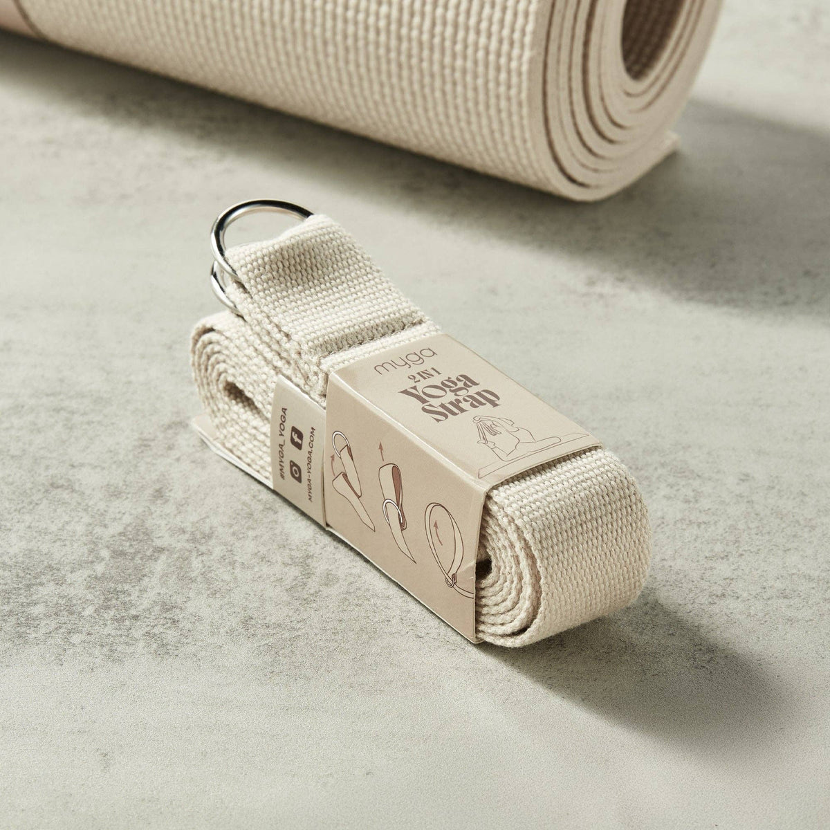 2-in-1 Yoga Strap & Mat Carrier – Deepen Your Practice in Style