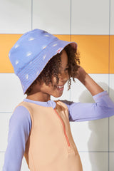Lavender and Peach Reversible Sun Hat