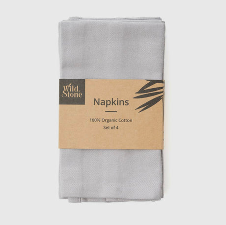 Organic Cotton Napkins, Pack of 4