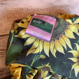 Evie Reusables Rolled Preflat - Fox & Marsh Exclusive Sunflowers