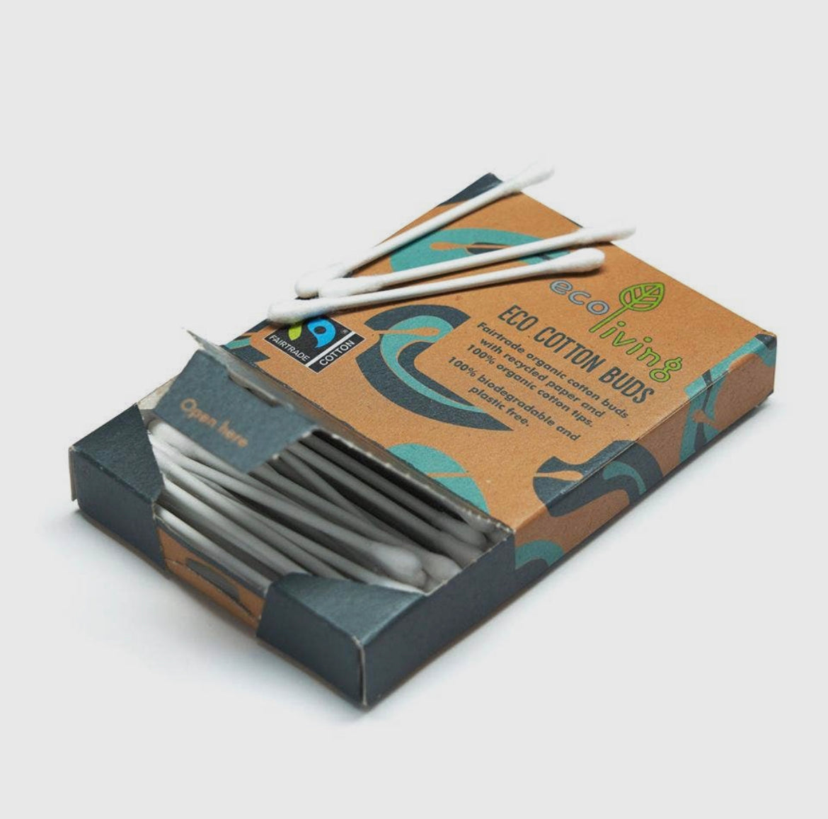 Organic Fairtrade Cotton Buds, Pack of 100