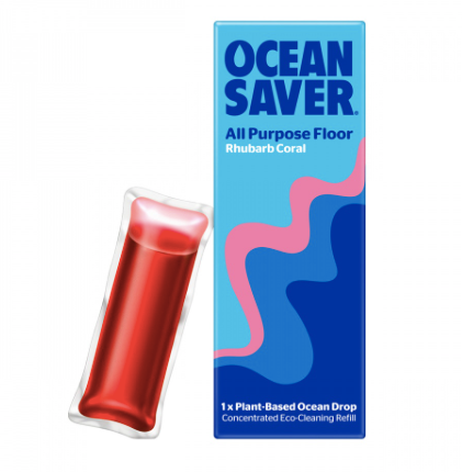 OceanSaver Cleaner Refill Drops- All Purpose Floor (Rhubarb)