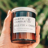 Earth Candle Co Wild Fig & Cassis Cotton Wick Candle