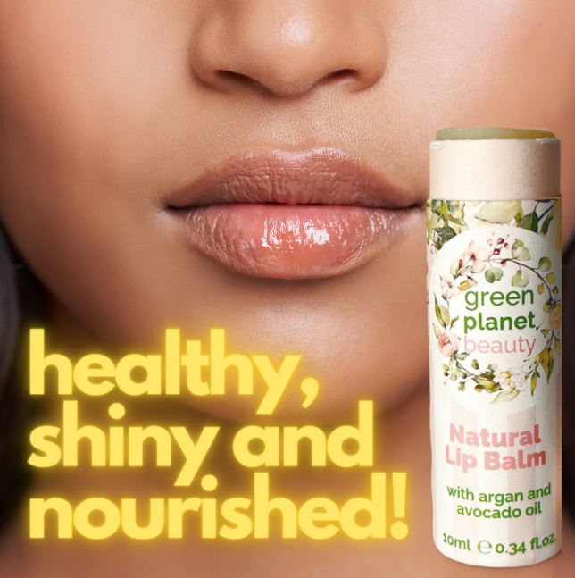 Green Planet Beauty Lip Balm with Argan & Avocado Oil