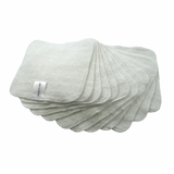 MuslinZ 12 Pack Bamboo Cotton Terry Wipes
