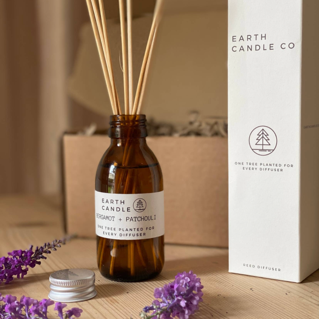 Earth Candle Co Bergamot + Patchouli Eco Reed Diffuser