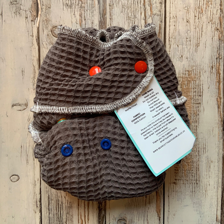 Bear Cottage Reusables Fitted Waffle Nappy